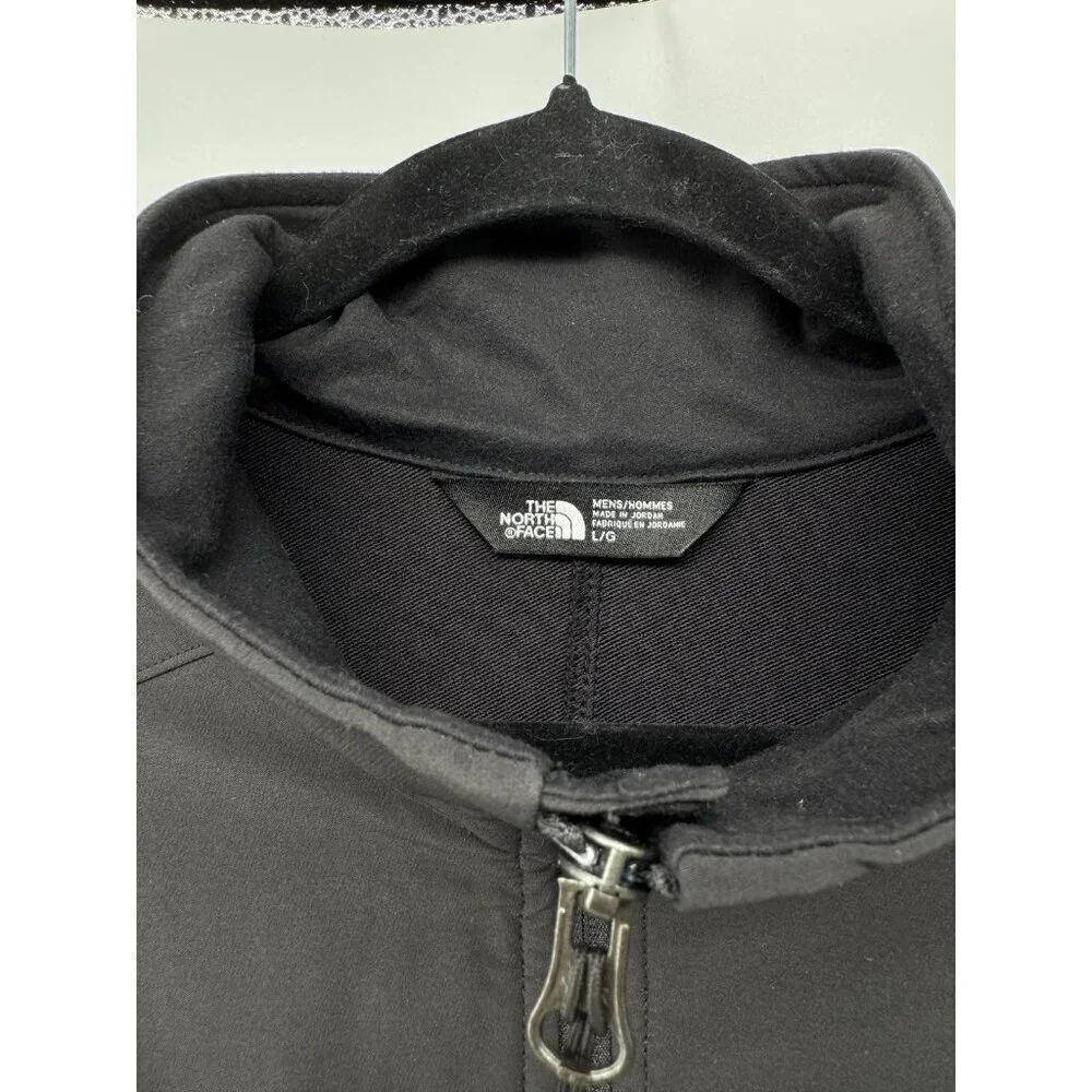 The North Face Windwall Softshell Black Full Zip Jacket Men’s Sz L